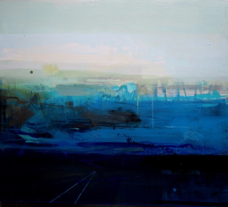 Tomorrow ( Sunday 25th) is the last day of York Open Studios. Venue 62, open 10-5.

This painting, titled &lsquo;Ocean&rsquo;s Embrace&rsquo; is one of the paintings exhibited. Like most original artworks, the artwork needs to be seen to really be ap