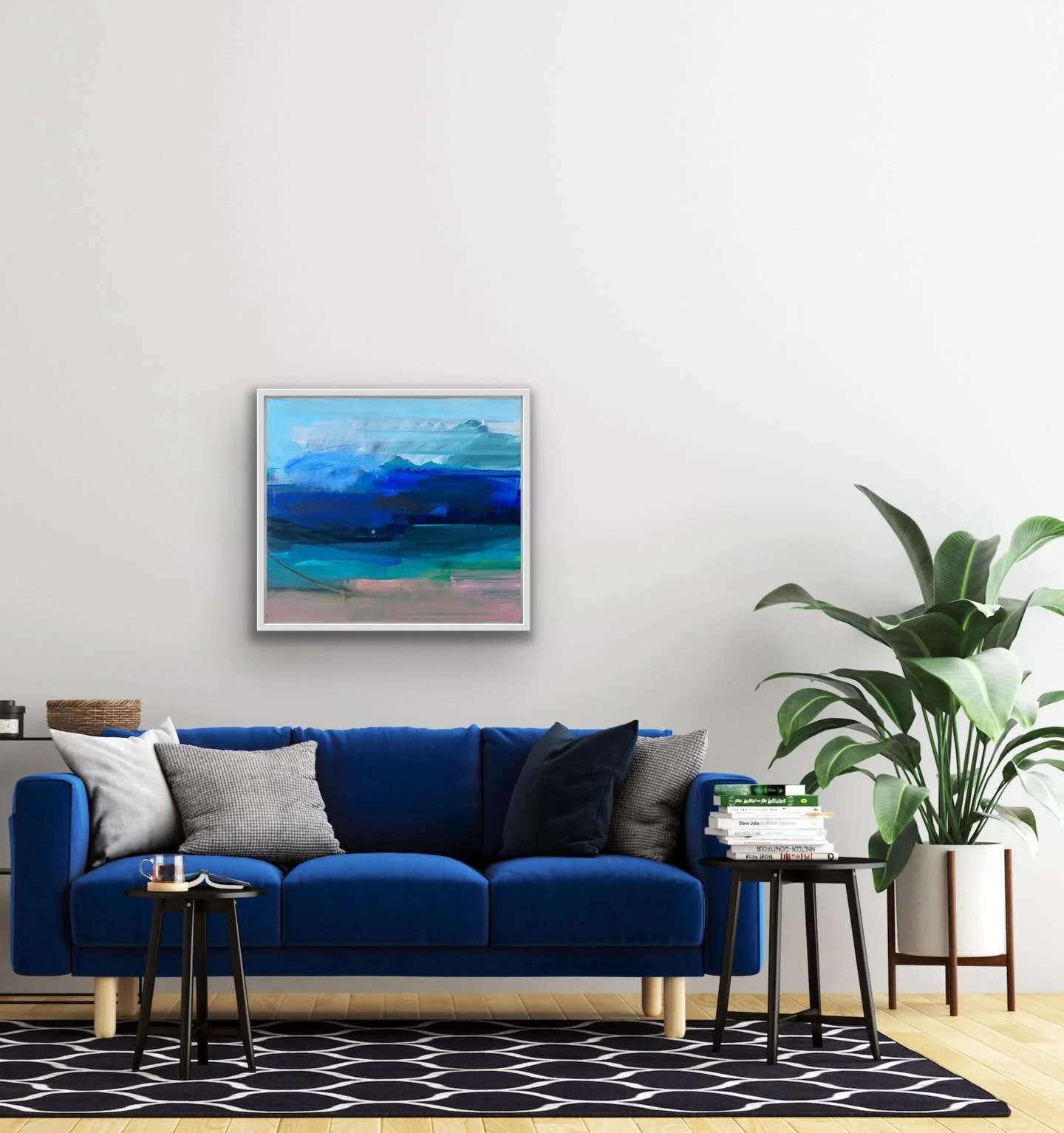 &lsquo;Boundless&rsquo; 

Boundless is having no limits, restrictions, or boundaries; it describes something as vast, immense, or infinite. 

If you are looking for a painting that sums up this experience of being in a &lsquo;boundless&rsquo; environ
