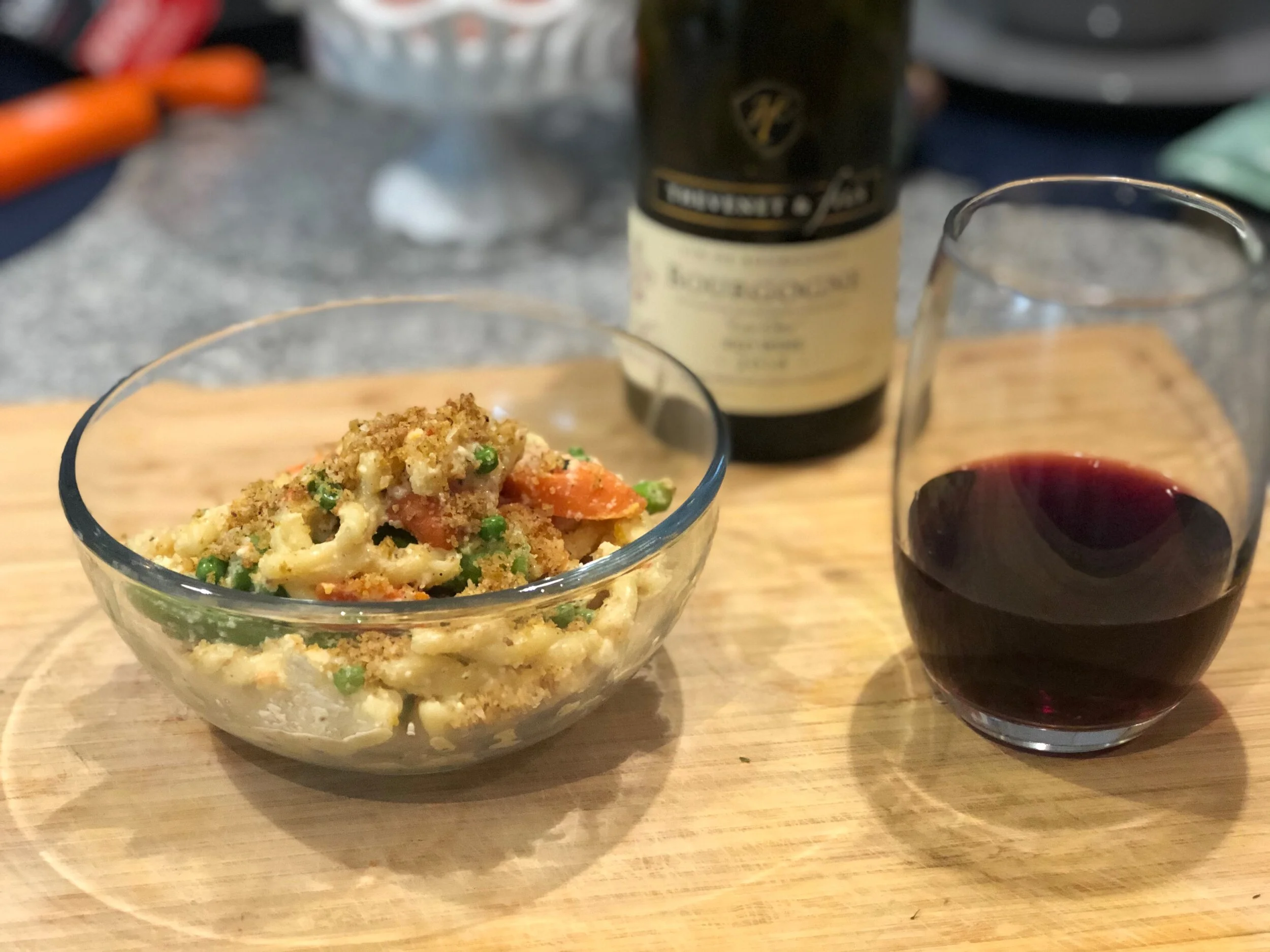 Glen's Vegan Pasta Primavera with Creamy Creole Pine Nut Sauce