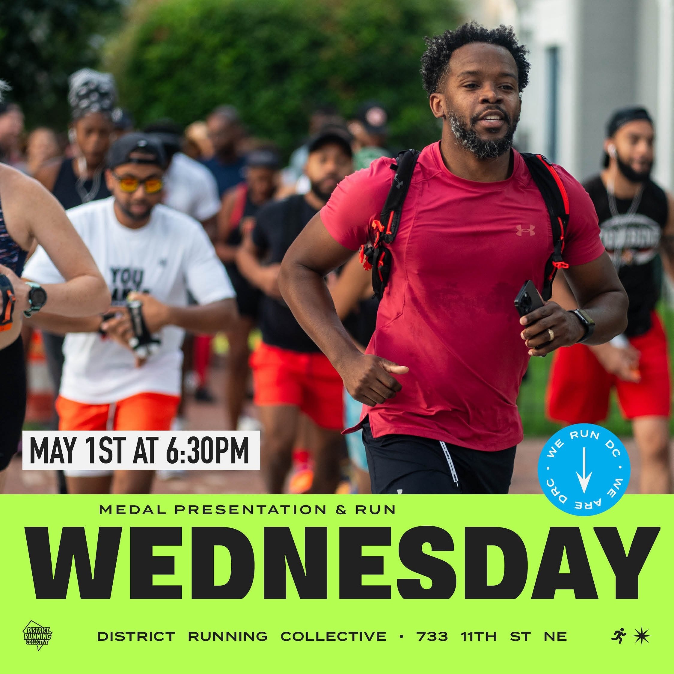 RSVPs are open for this Wednesdays run. We will have a special medal presentation to for the finishers from big races over the last few weeks. Spring is officially in DC and the weather is amazing. See you soon!
RSVP link in the bio.