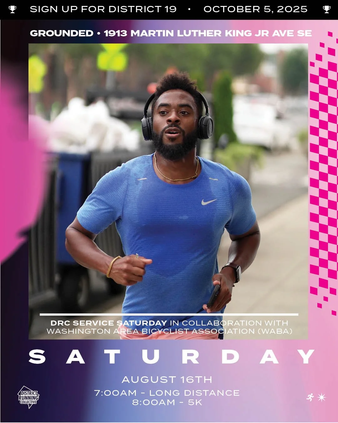Saturday Run: 8/16 *Signup RequireD