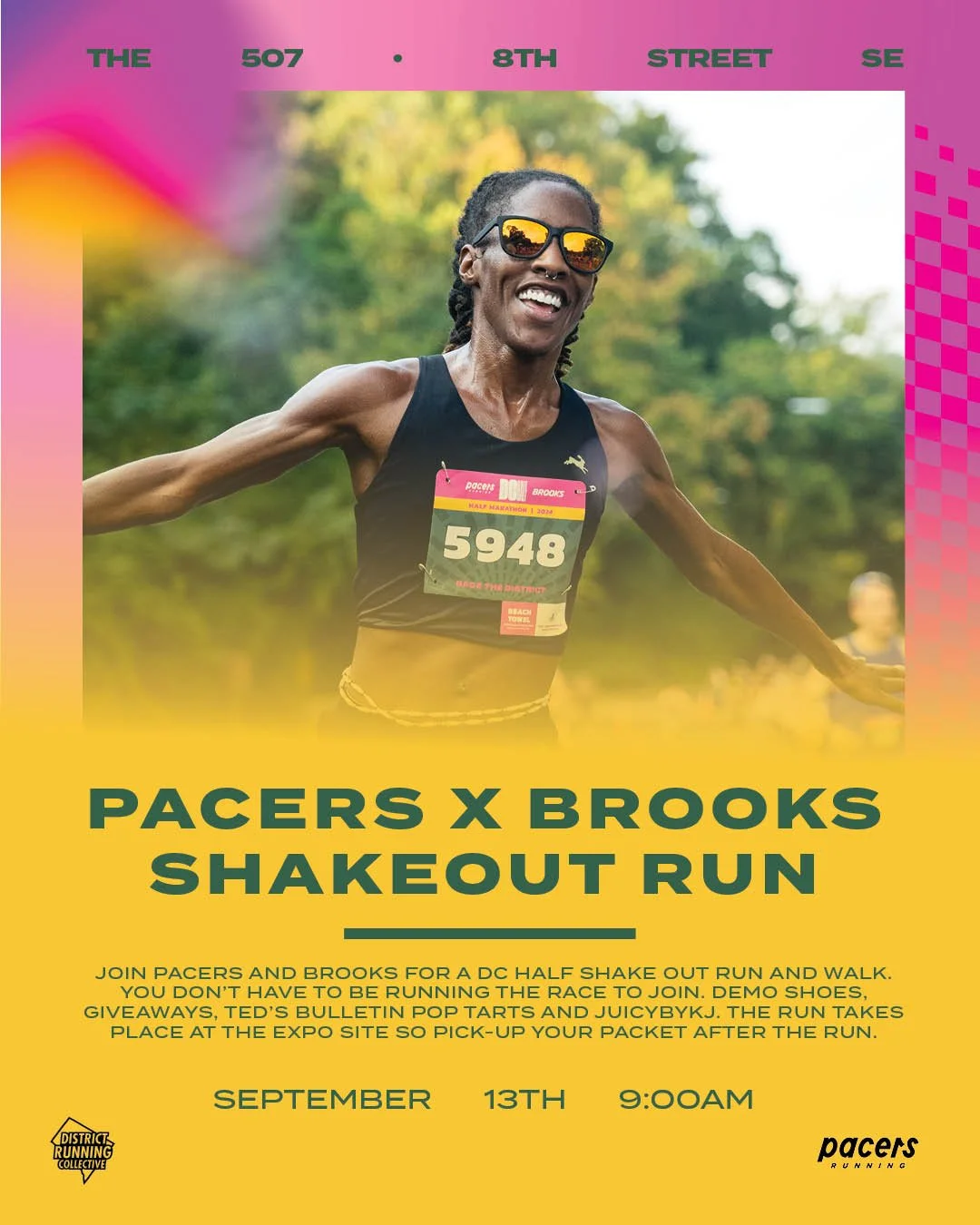 PACERS SHAKEOUT Run: 9/13 *Signup RequireD
