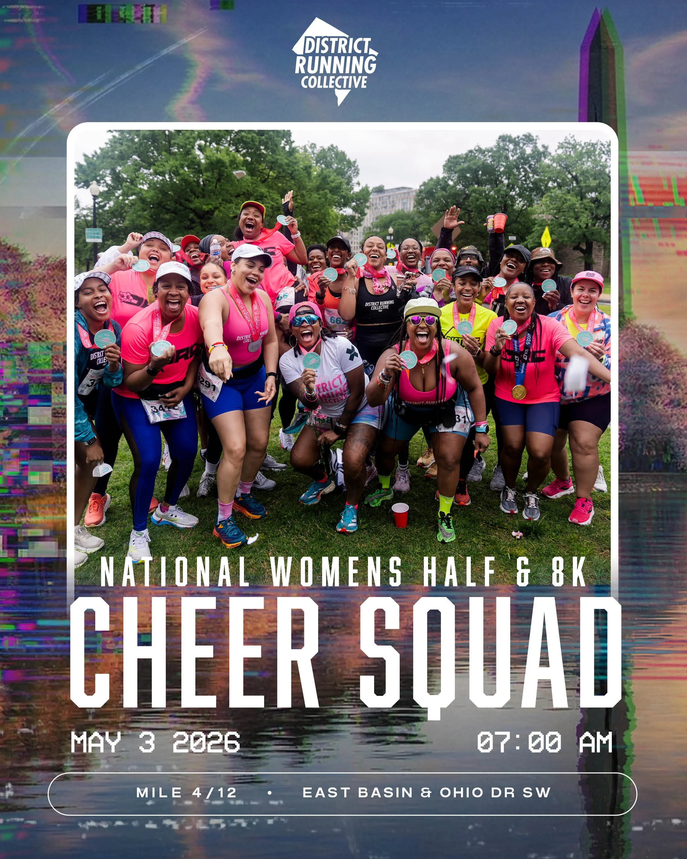 National Women’s HalF &amp; 8K: CHEER SQUAD 