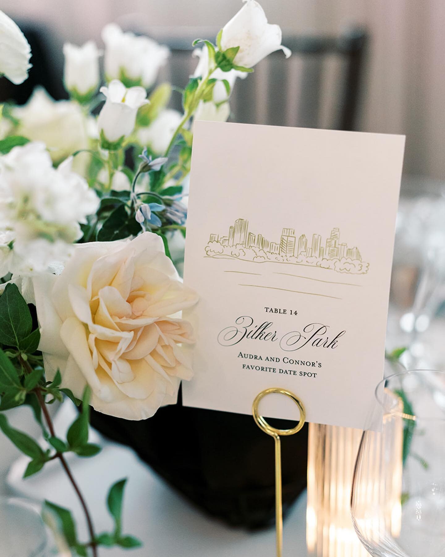 Small details are my favorite ✨
A + C&rsquo;s wedding seen in @stylemepretty and @bridesofaustin 🤍

📸: @caitlinrosephoto 
📝: @ashleynicoleaffair 
👰&zwj;♀️: @audralynnmcpherson 
🌸: @lovelily.flowers 
🍽️: @premiereeventstx 

#weddingtable #weddin