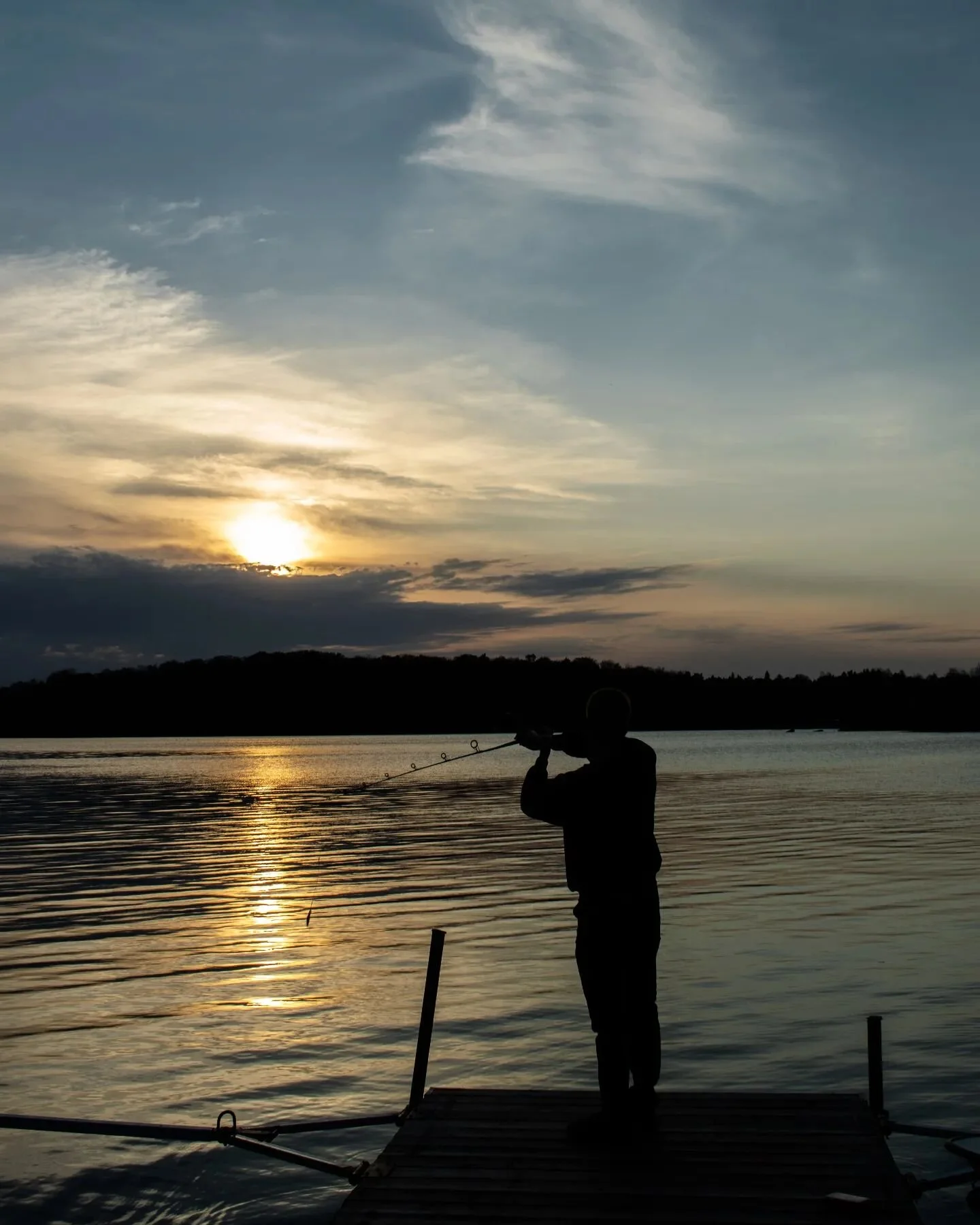 #landscapephotography #naturephotography #fishing #sunset #sweden #nikon