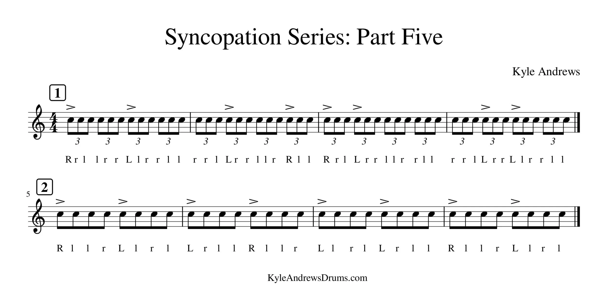 How to use ted reed syncopation ptuboys