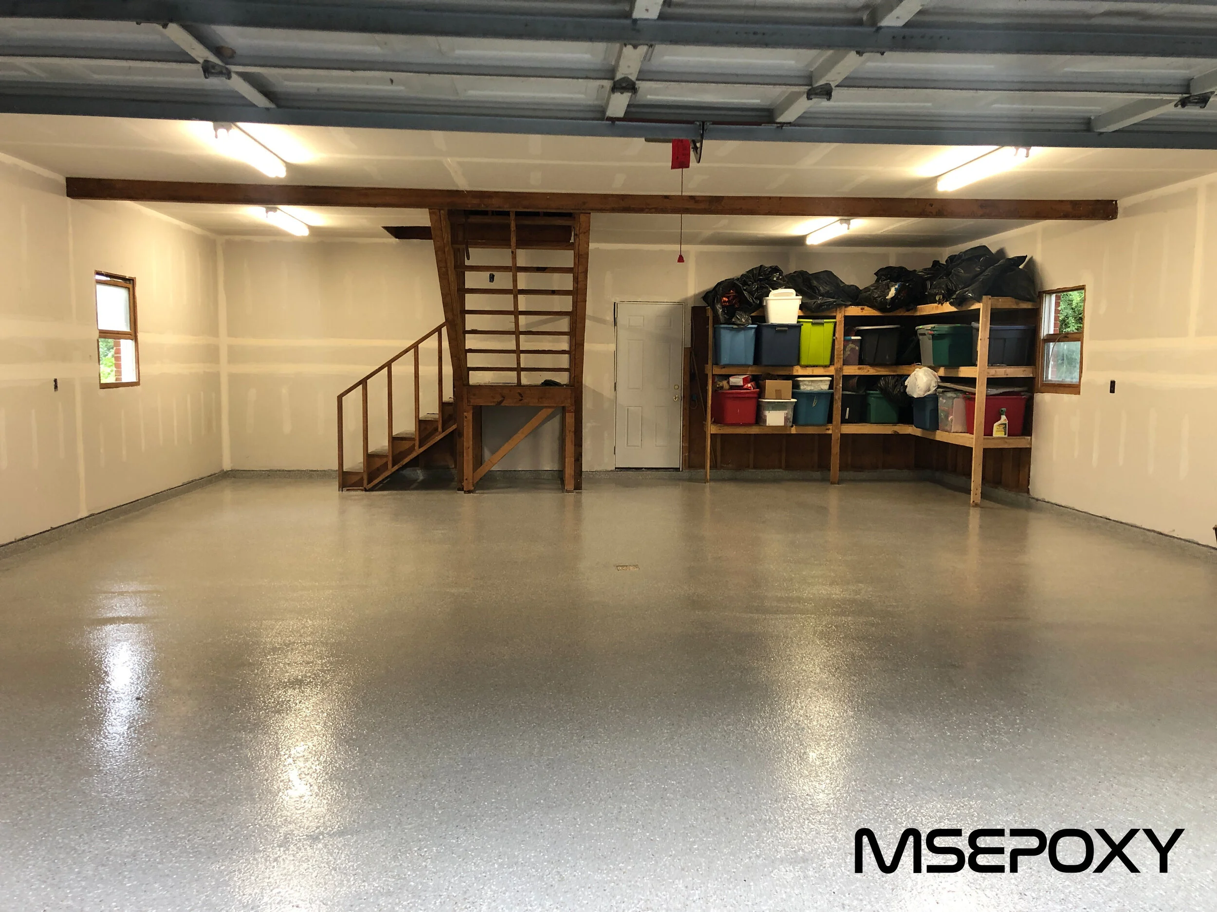 Garage flooring in Clinton Mississippi