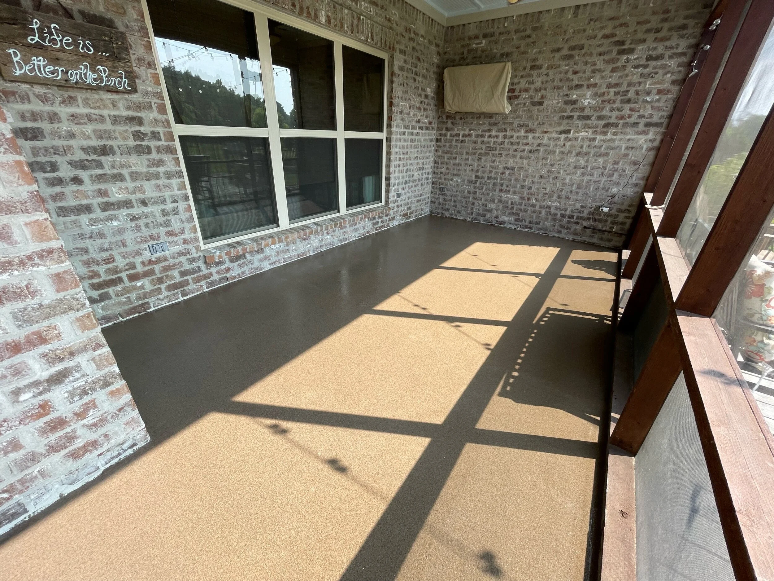 Quartz Patio Epoxy Flooring 