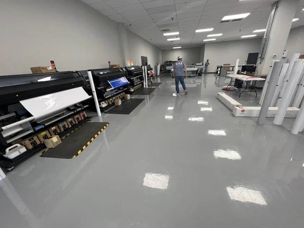 Commercial Epoxy Resin Flooring Flowood Mississippi.