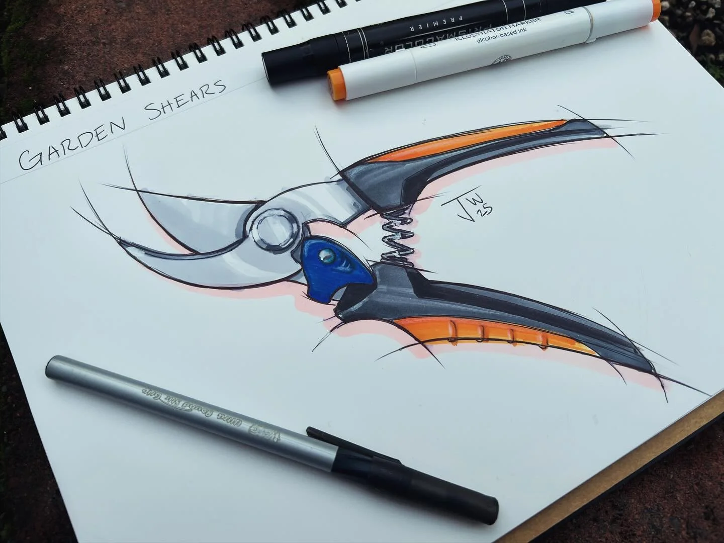 Back to some marker sketches&hellip;

#productdesign #productsketch #designsketch #id #idsketch #idsketching #sketch #sketching #industrialdesign #sharpie #dailysketch #prismacolor #marker #gardening #ergonomics