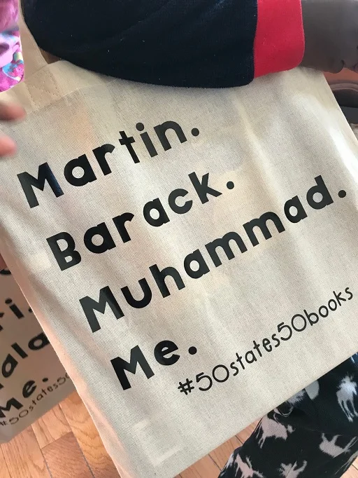 Martin. 50 States 50 Books Canvas Bag