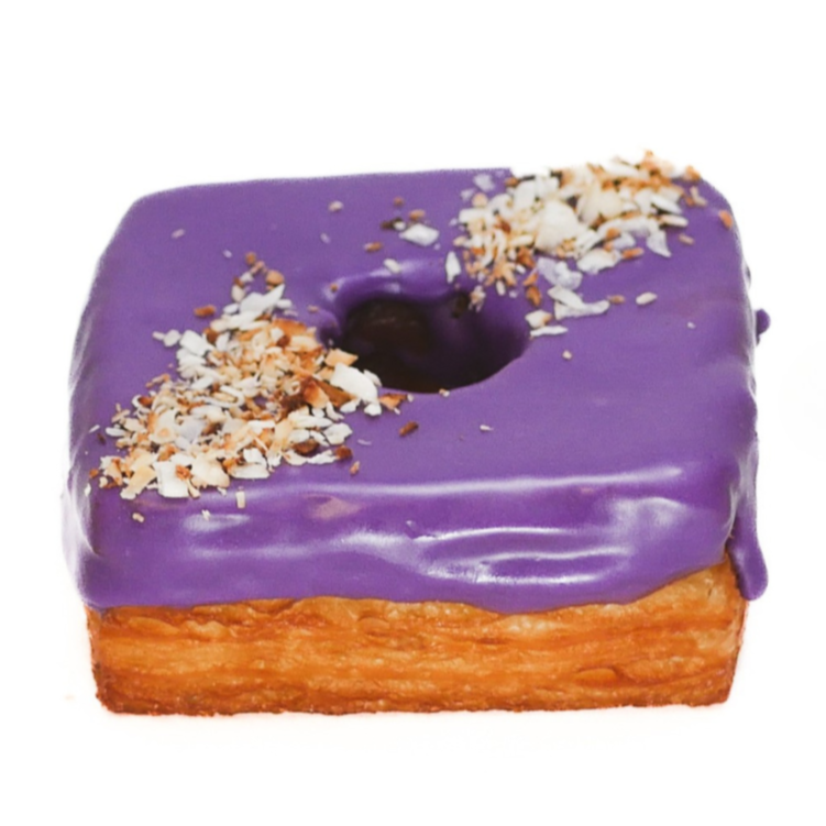 Ube & Coconut Cronut