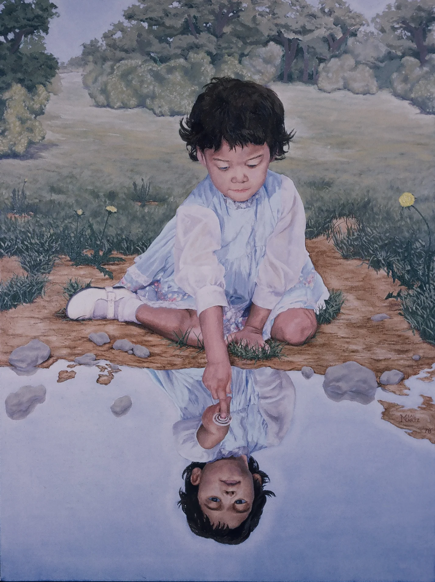 "Girl by Pond"