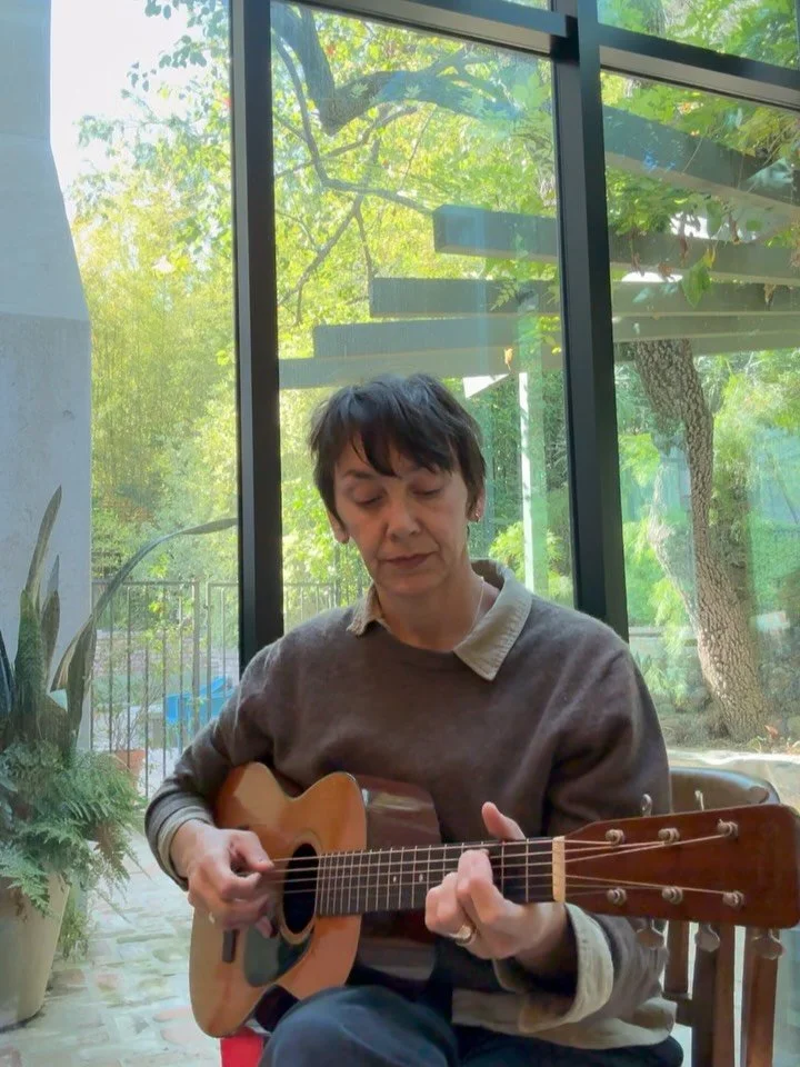 While I was practicing,  I wanted to celebrate a few things. 
1. I get to open for @elbowofficial at the @thewiltern next week!
2. I&rsquo;m excited about my new parlor guitar. It&rsquo;s so cute and so easy to play!
3. I just got my ballot for the C