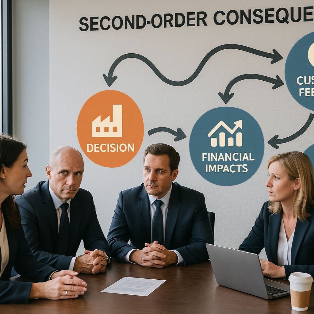 The Blind Spot in Big Decisions: Why Second-Order Consequences Deserve a Front Row Seat
