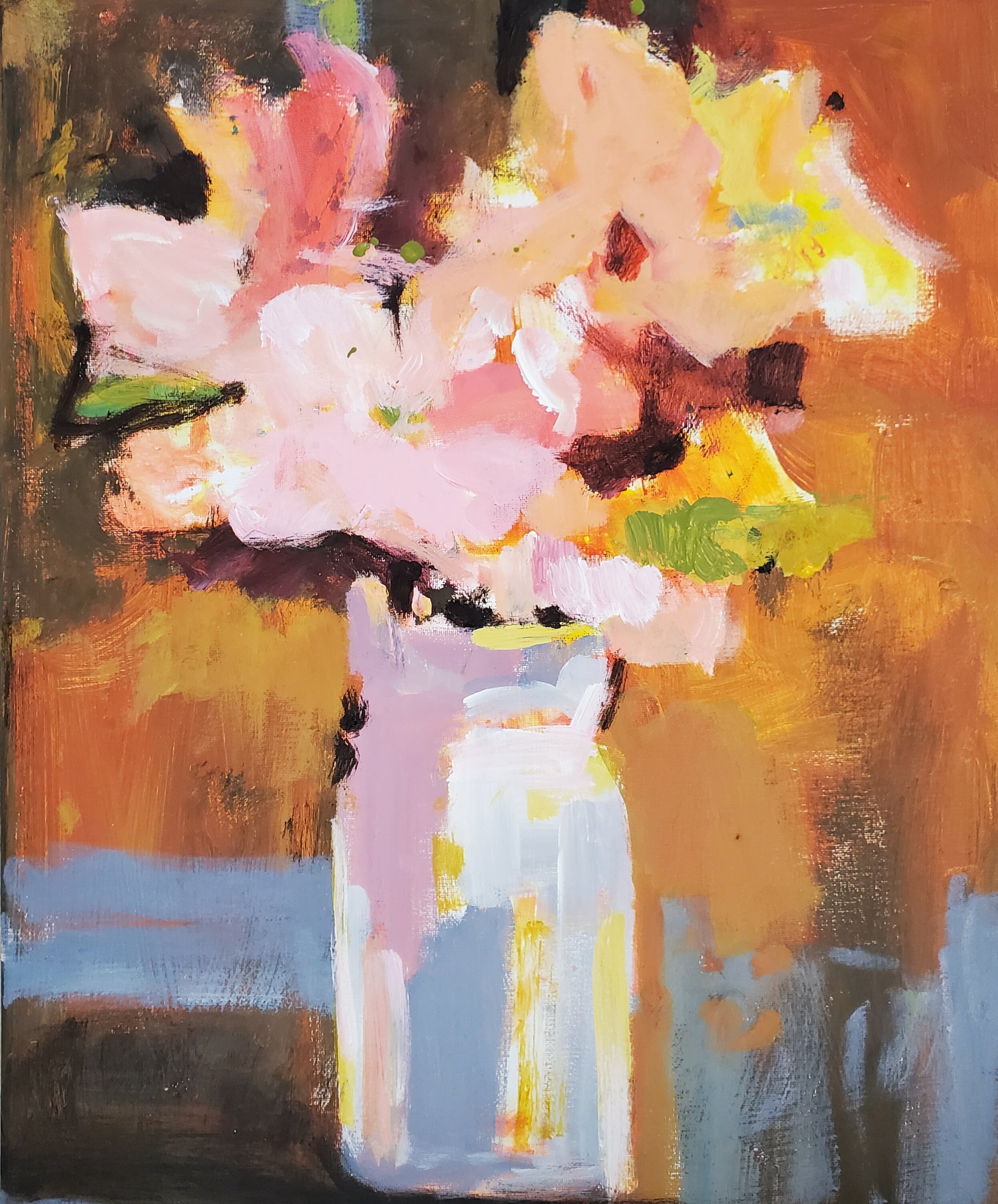 Contemporary Flower Painting Tutorial