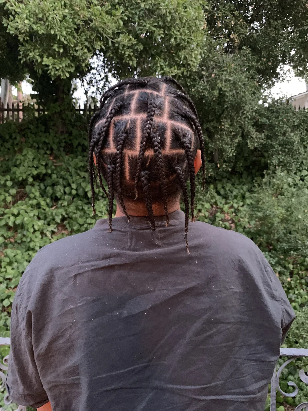 Short Box Braids Men