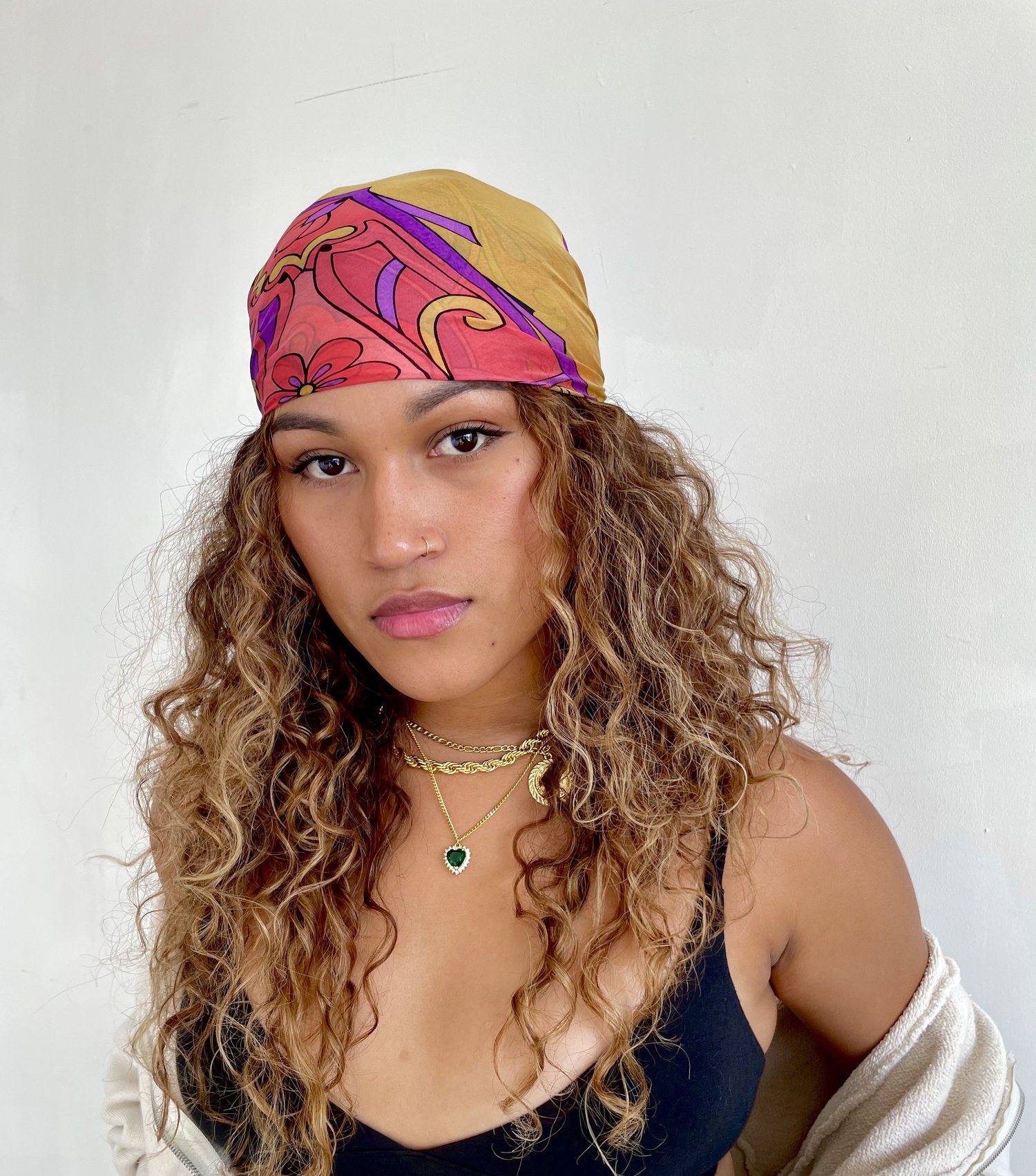 Silk Head Scarf Bandana