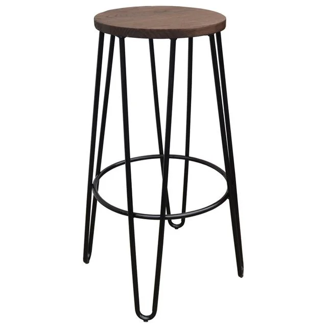 Black Hairpin Stools