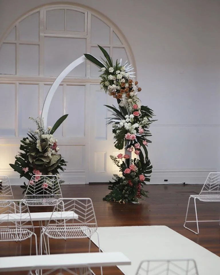 backdrop hire perth, arbour hire perth, arch hire perth