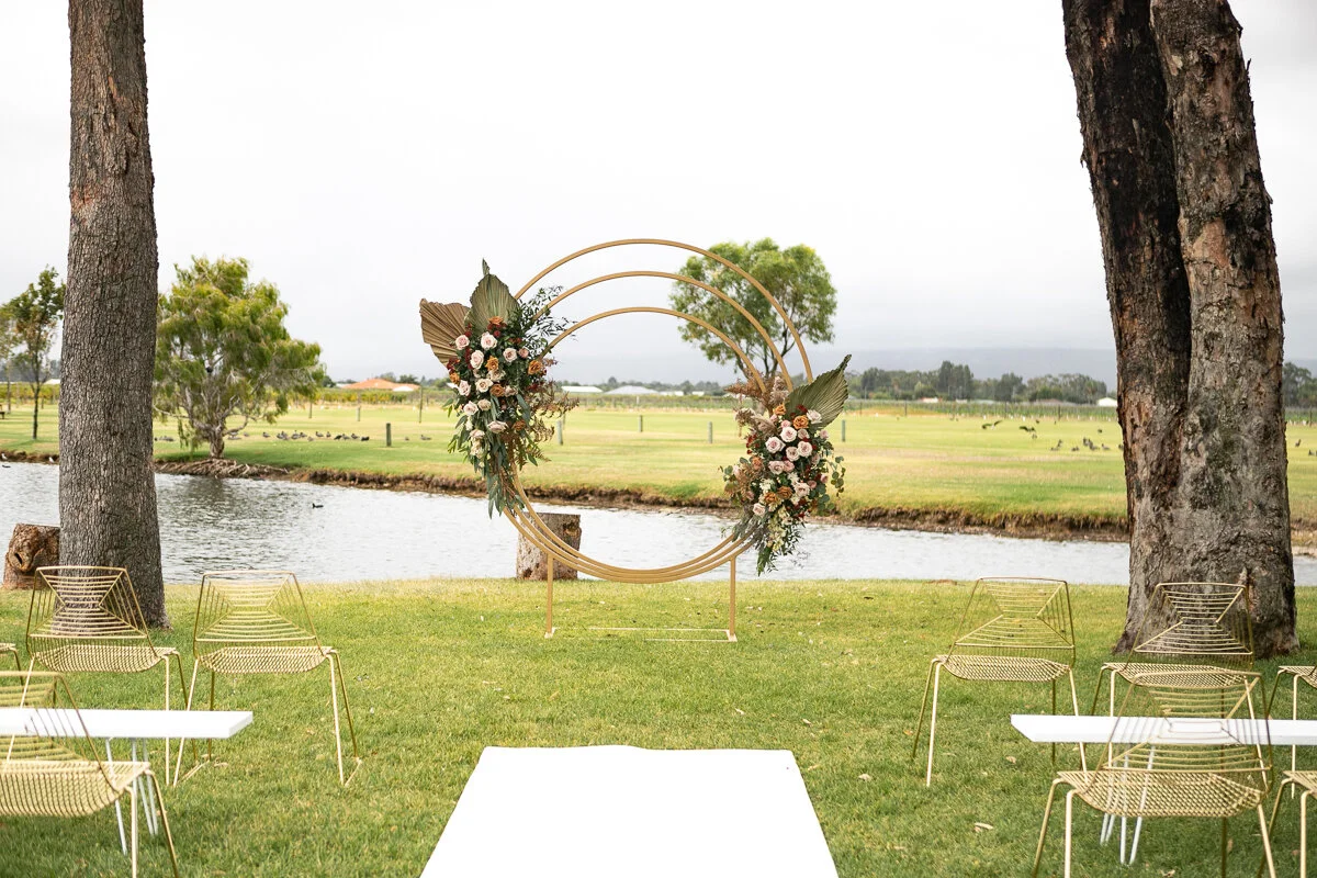 backdrop hire perth, arbour hire perth, arch hire perth