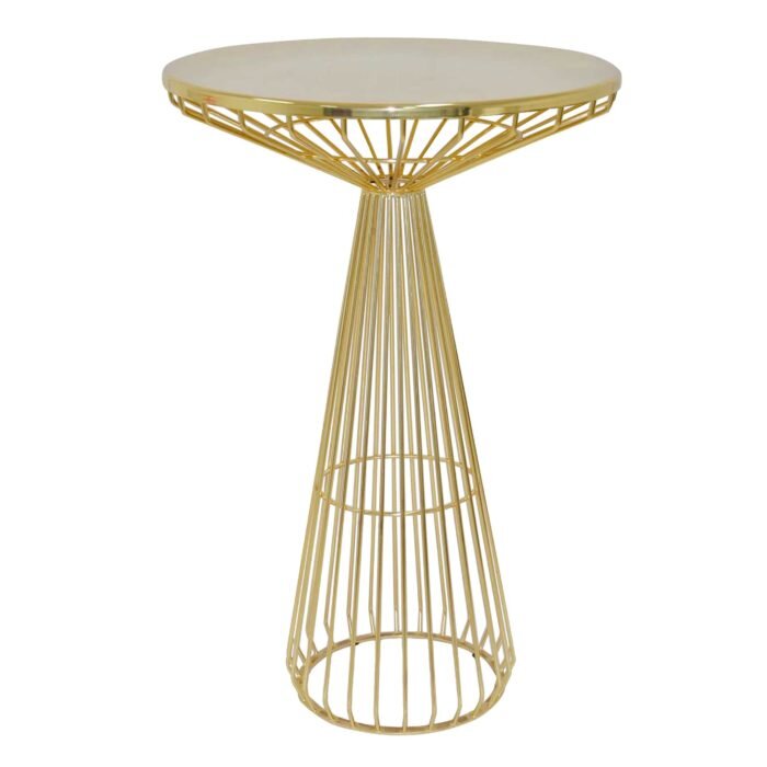 Gold Wire High Bar Tables Maisey, Round Bar Table Hire Perth Australia
