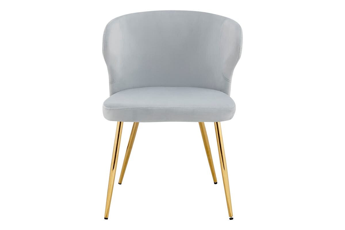 Grey Velvet Feature Chairs