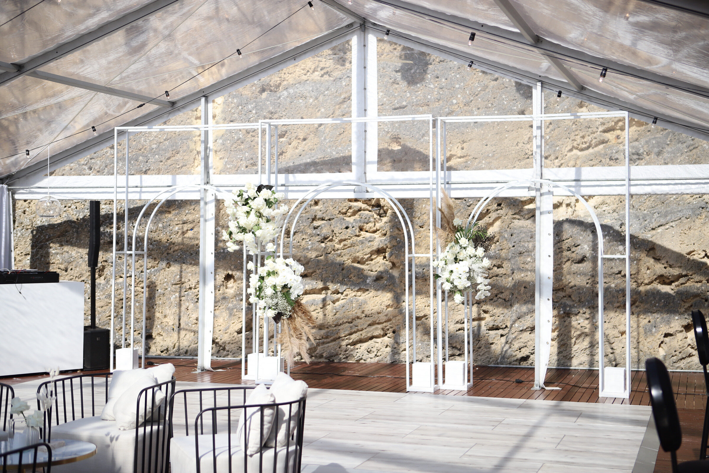 backdrop hire perth, arbour hire perth, arch hire perth