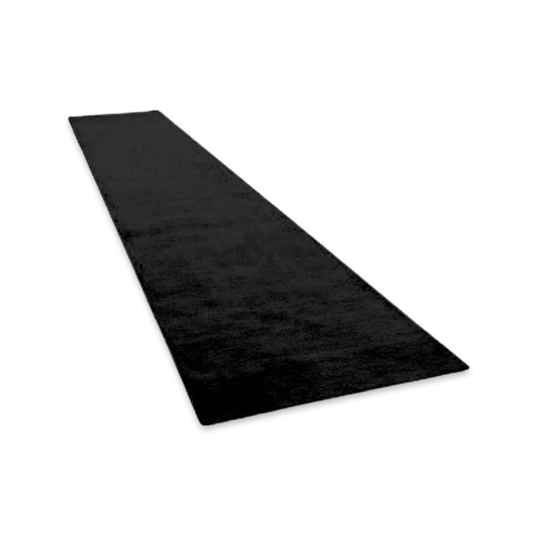 6m Black carpet aisle runner