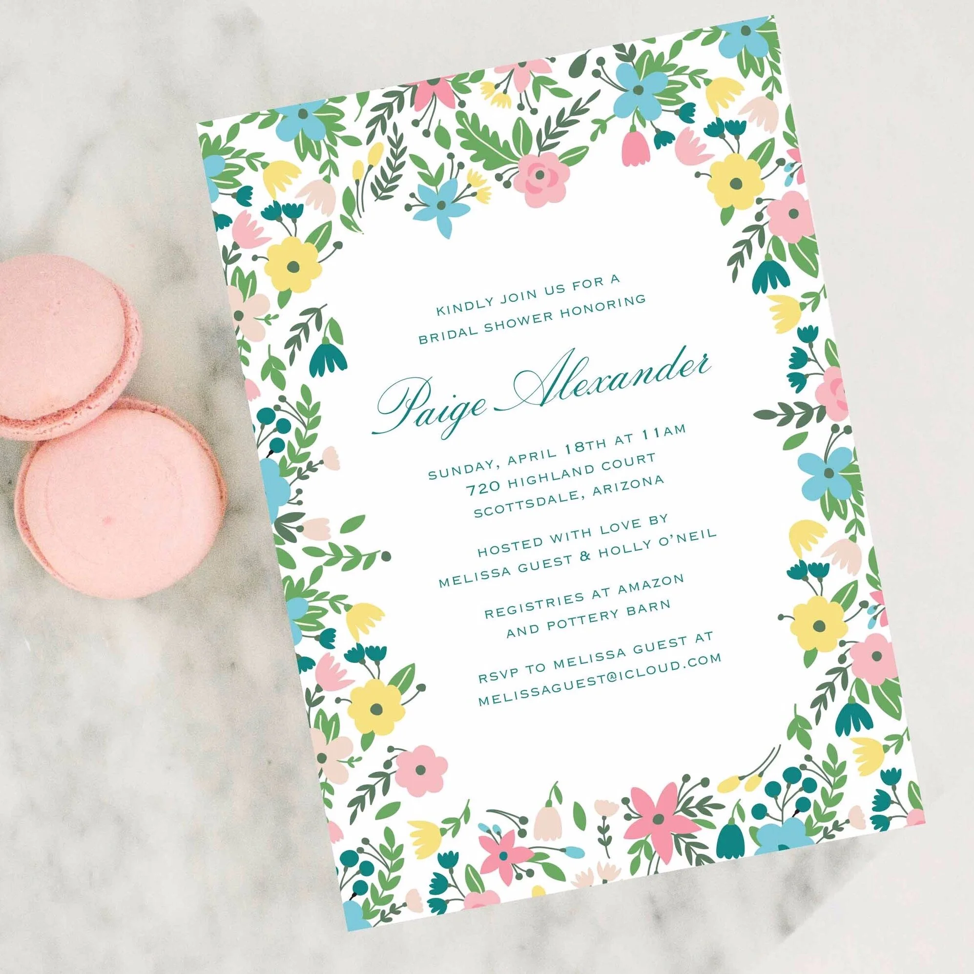 Classic Floral Wedding Shower