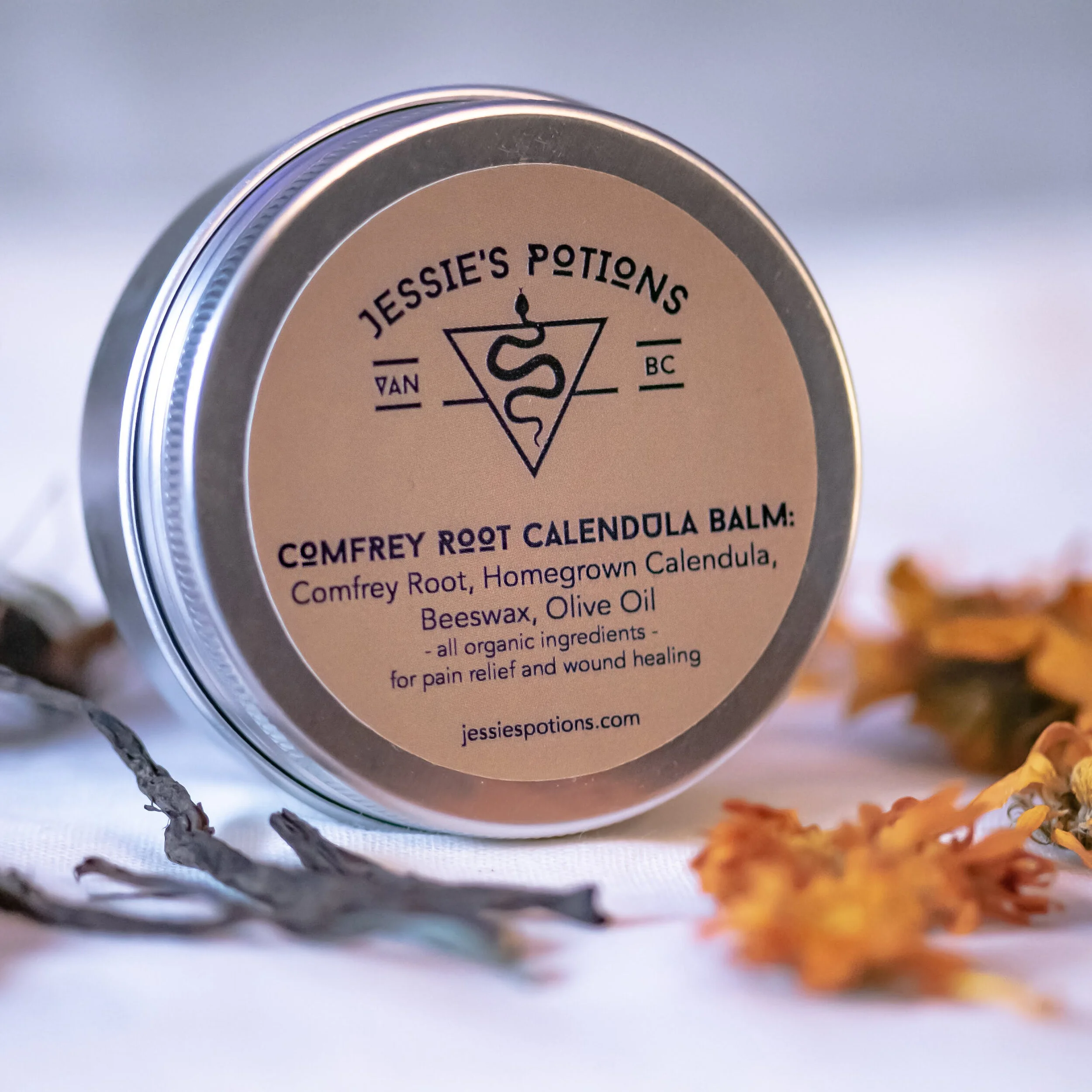 Comfrey Root and Calendula Balm