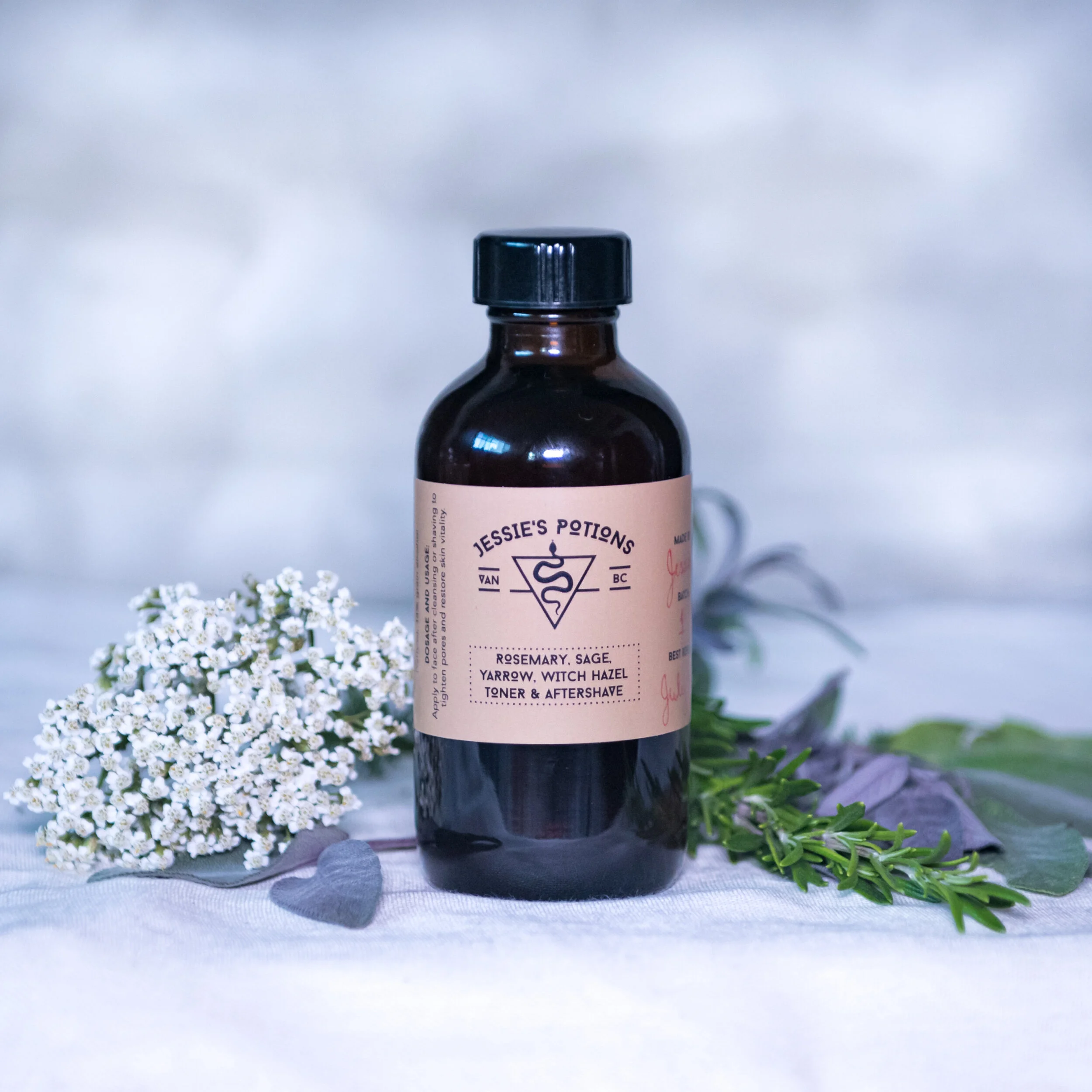 Sage + Yarrow Witch hazel Toner & Aftershave