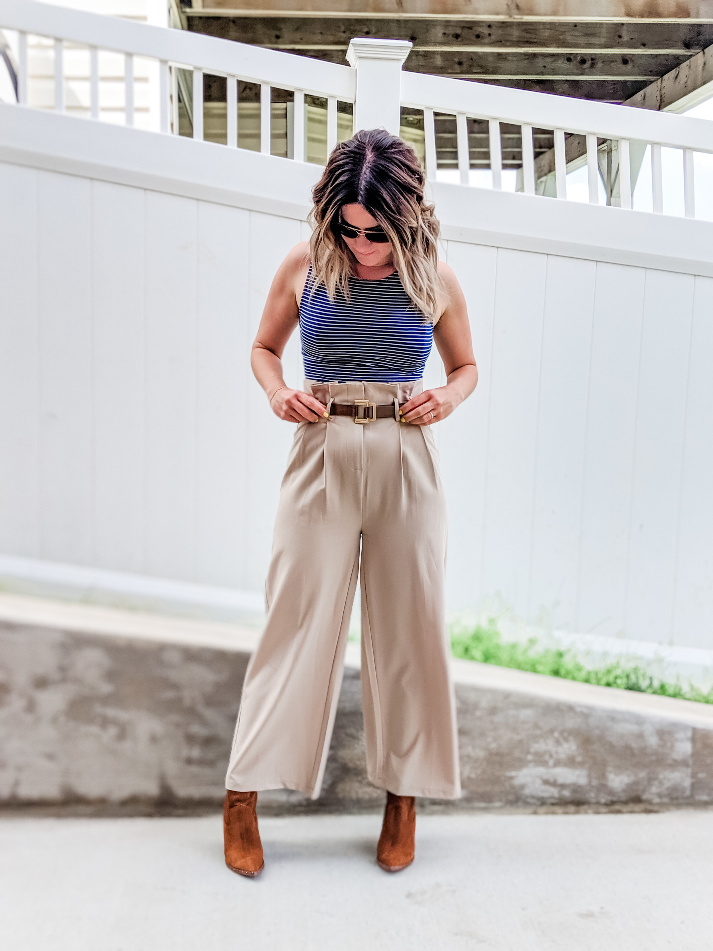 Paper bag pants two ways ⋆ chic everywhere