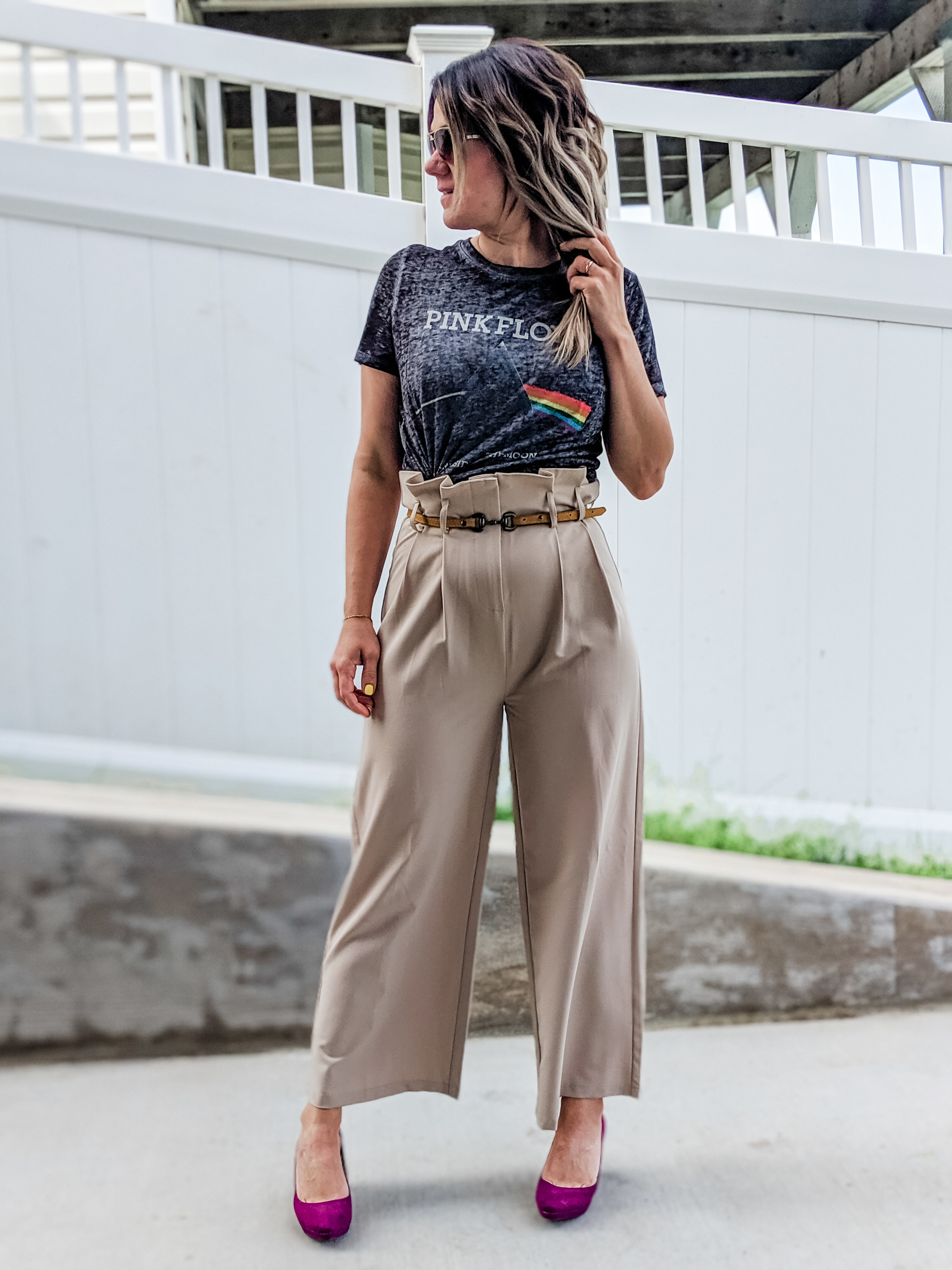 Paperbag Waist Cotton Pants curated on LTK