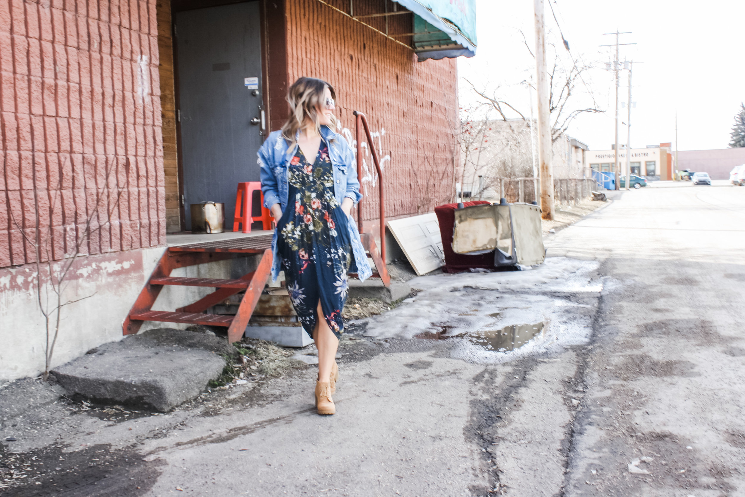 Floral + Denim