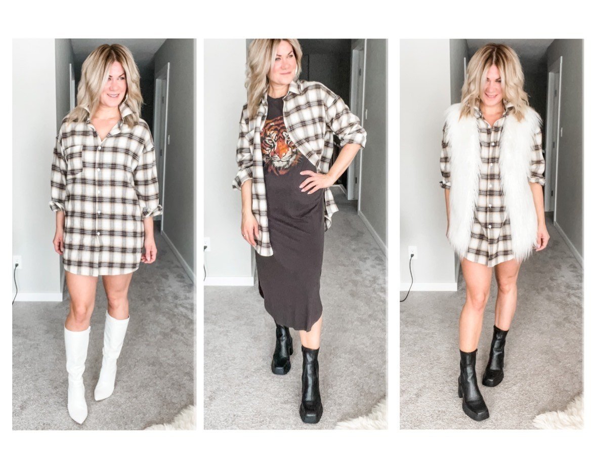 HOW TO STYLE FLANNEL IN AN EDGY WAY: