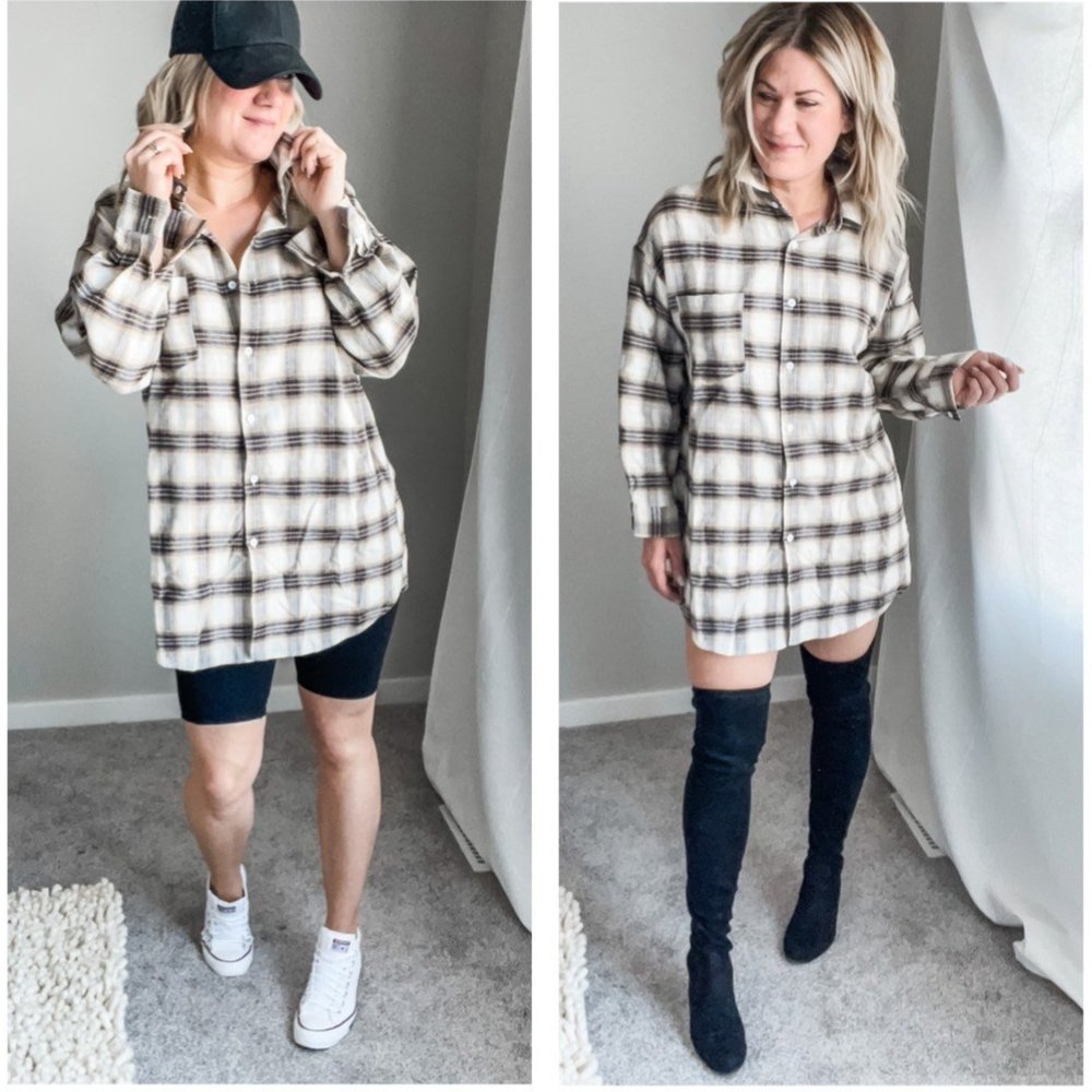 HOW TO STYLE AN OVERSIZED FLANNEL: