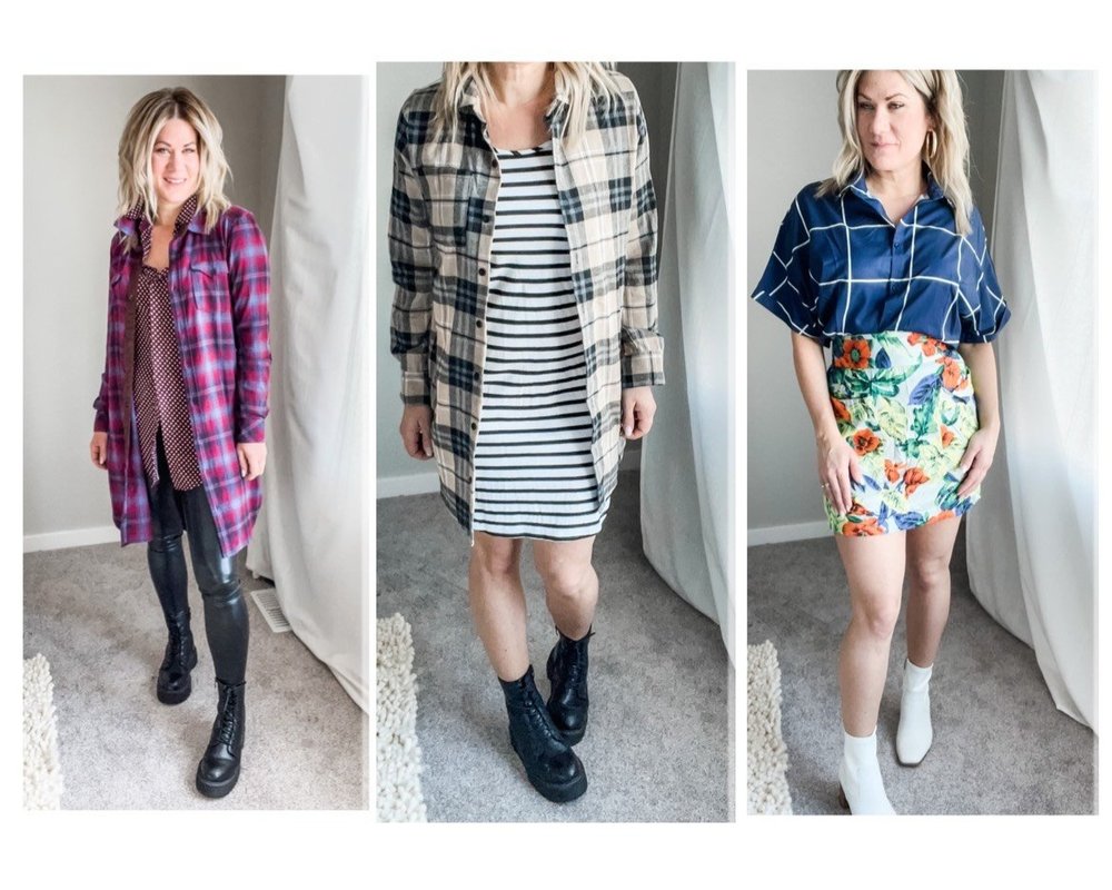 ELEVATE YOUR LOOK STYLING FLANNEL WITH DIFFERENT PRINTS!