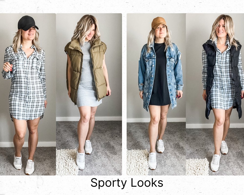 SPORTY LOOKS ARE RELAXED &amp; ALLOW LOTS OF MOVEMENT!
