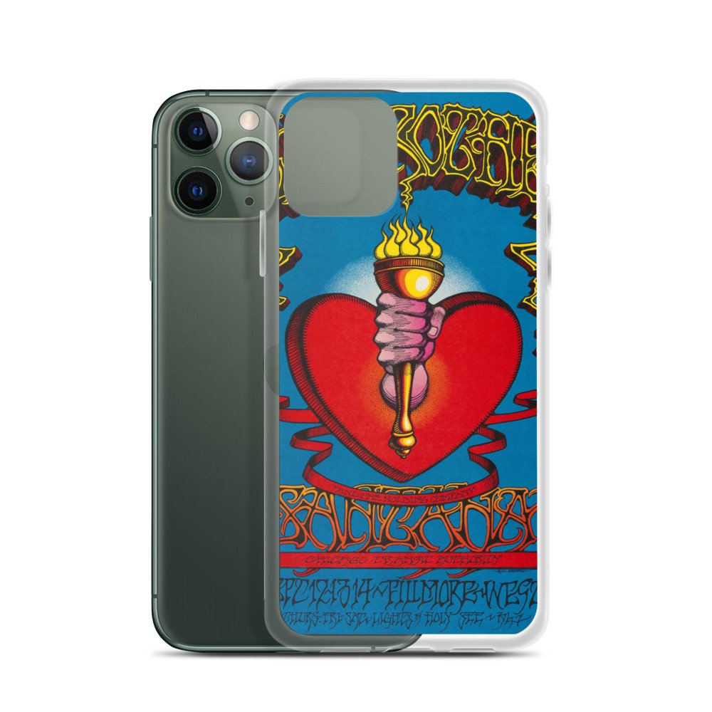 Rick Griffin Heart and Torch iPhone Case — Rick Griffin Designs