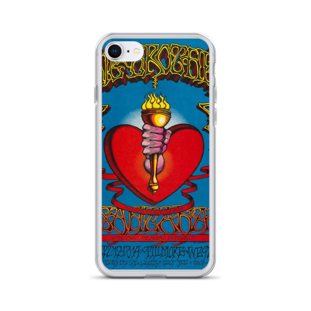 Rick Griffin Heart and Torch iPhone Case — Rick Griffin Designs