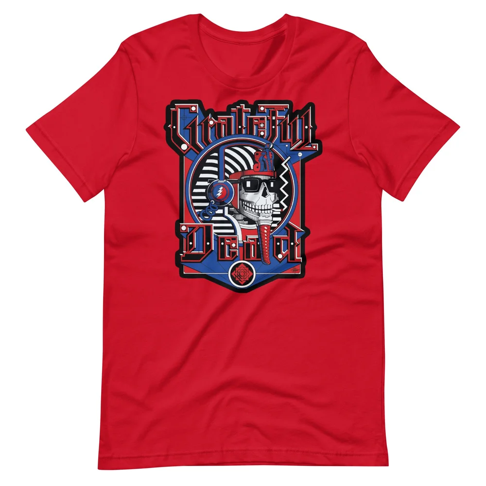 Rick Griffin Grateful Dead Surfing Skeleton T Shirt — Rick Griffin 