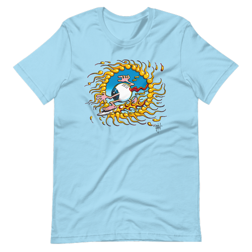 Rick Griffin Surfing Eyeball T Shirt — Rick Griffin Designs