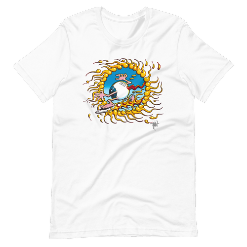 Rick Griffin Surfing Eyeball T Shirt — Rick Griffin Designs