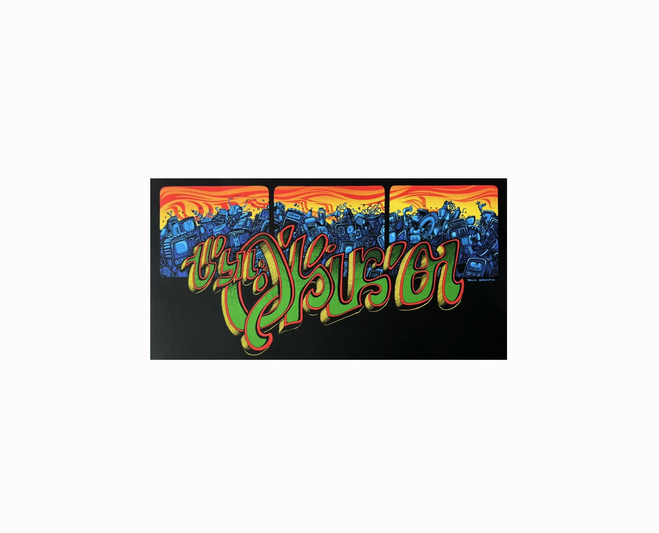 Rick Griffin -Van Morrison- Junkyard Fine Art Print — Rick Griffin