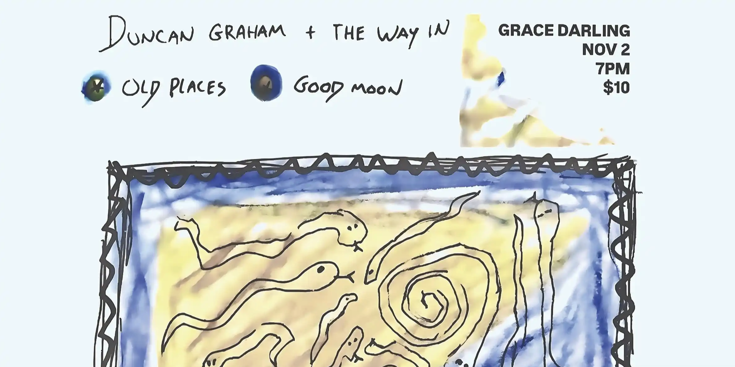 Duncan Graham And The Way In with Good Moon and Old Places