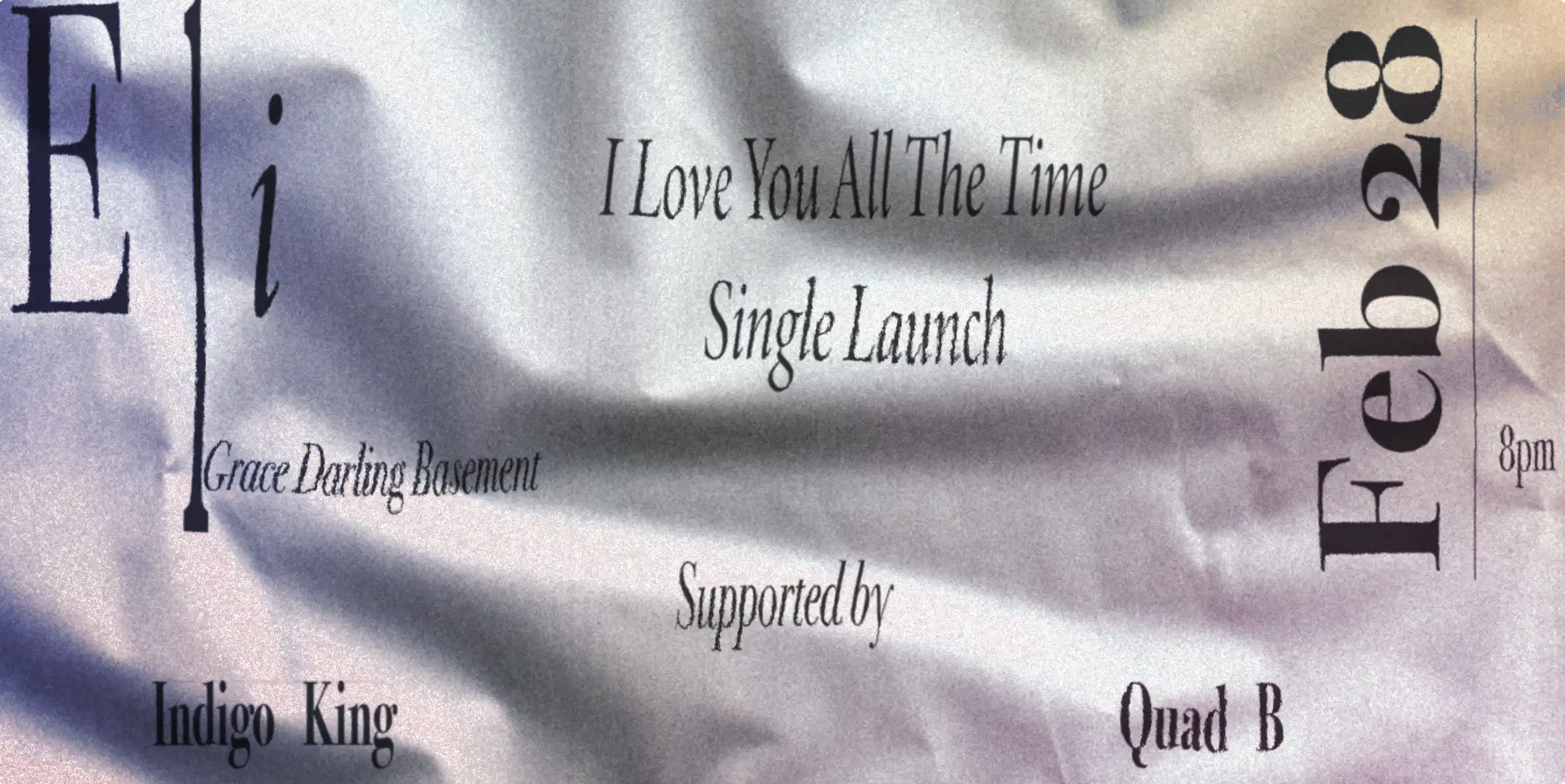 Eli 'I Love You All The Time' Single Launch