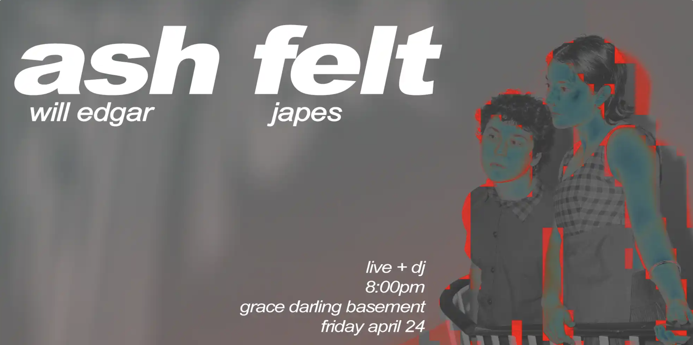 ash felt With Japes &amp; Will Edgar
