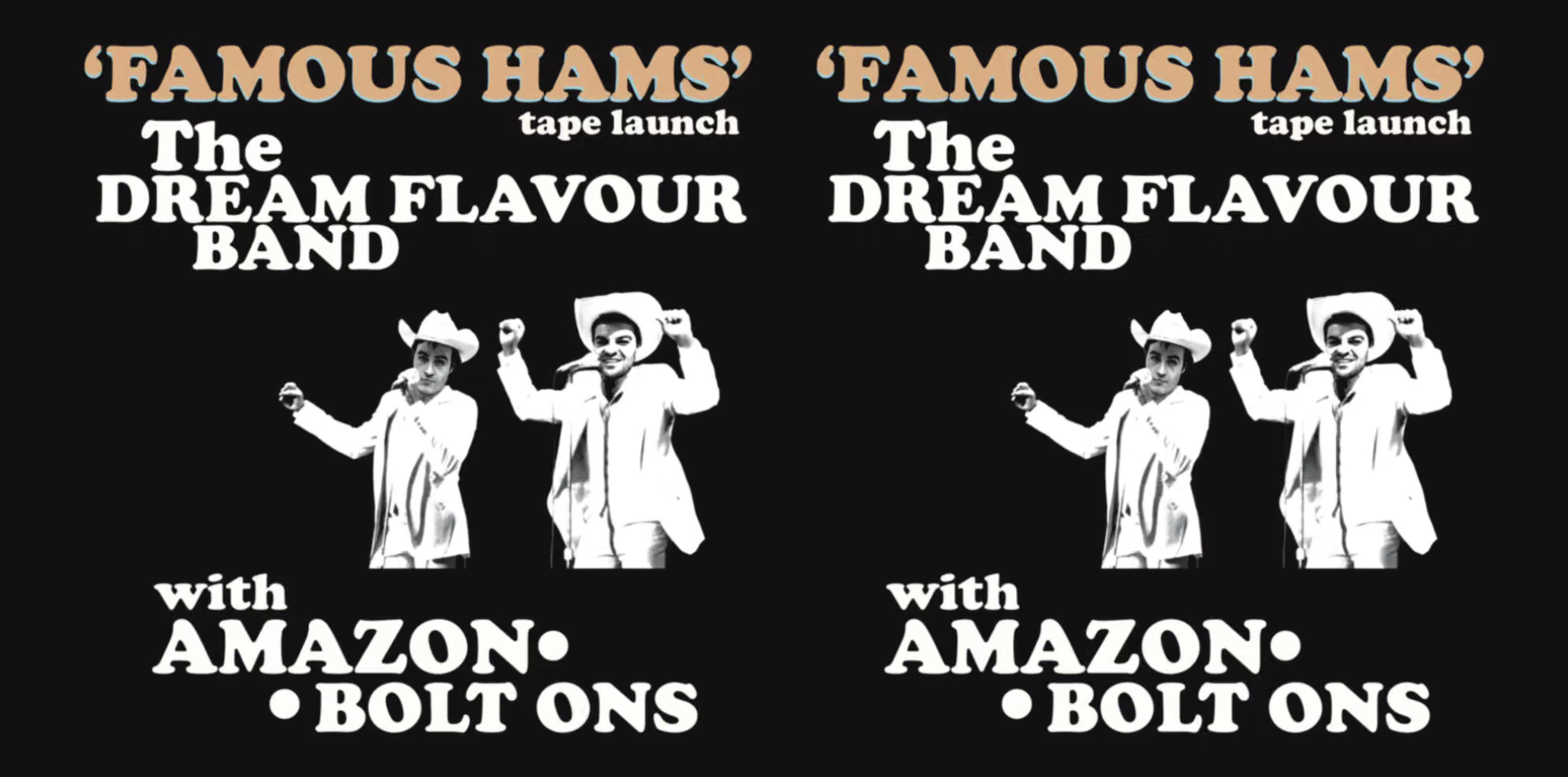 The Dream Flavour Band tape launch W/ AMAZON + Bolt Ons