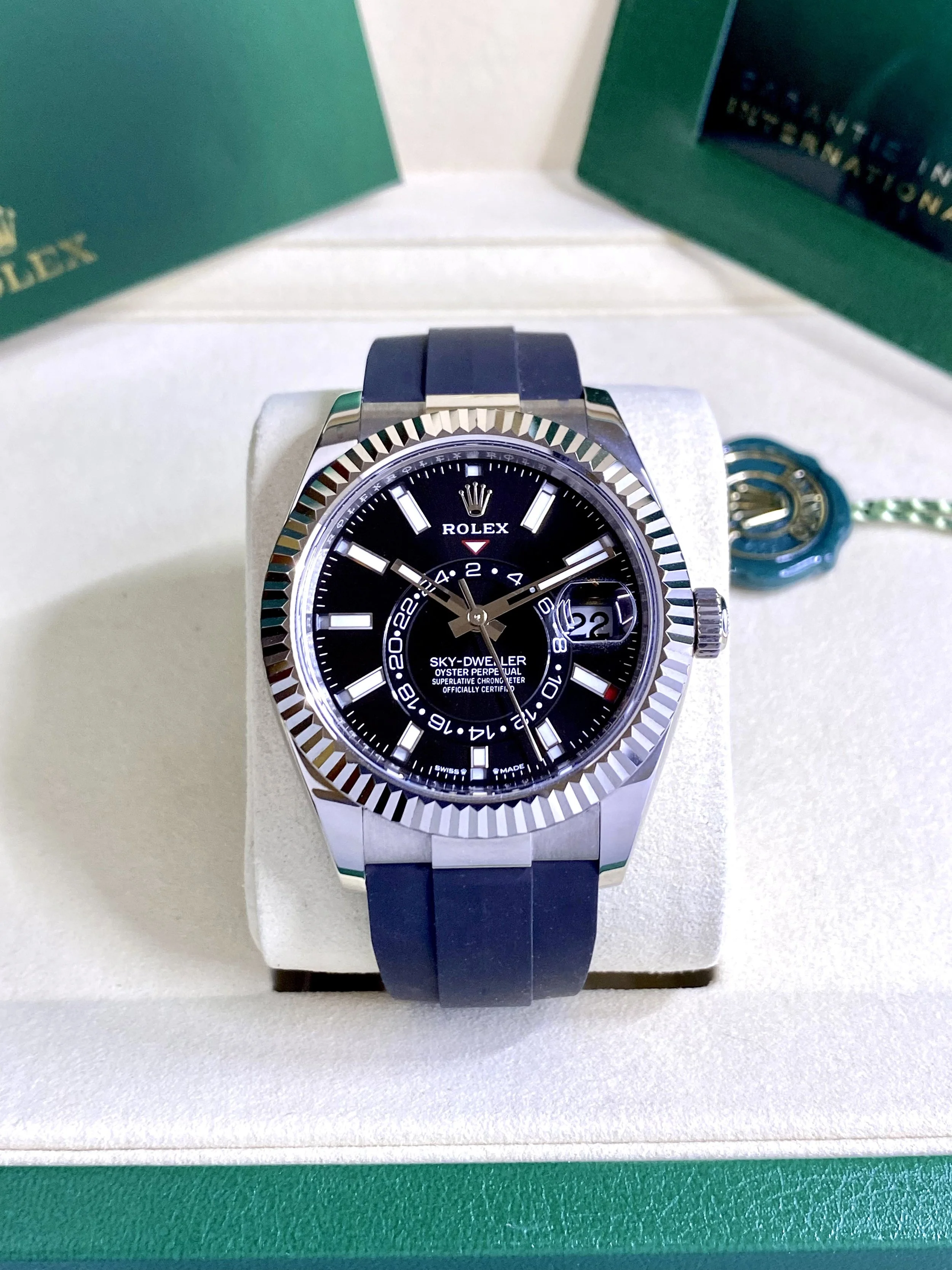 2025 Rolex Sky-Dweller #336239 - 18k White Gold -Box & Papers